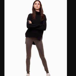 Aritzia Daria Wilfred Free Faux Suede High Waisted Leggings Size Small